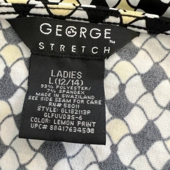 3/4 Sleeve Geometric Print Top Size Large - Picture 6 of 6